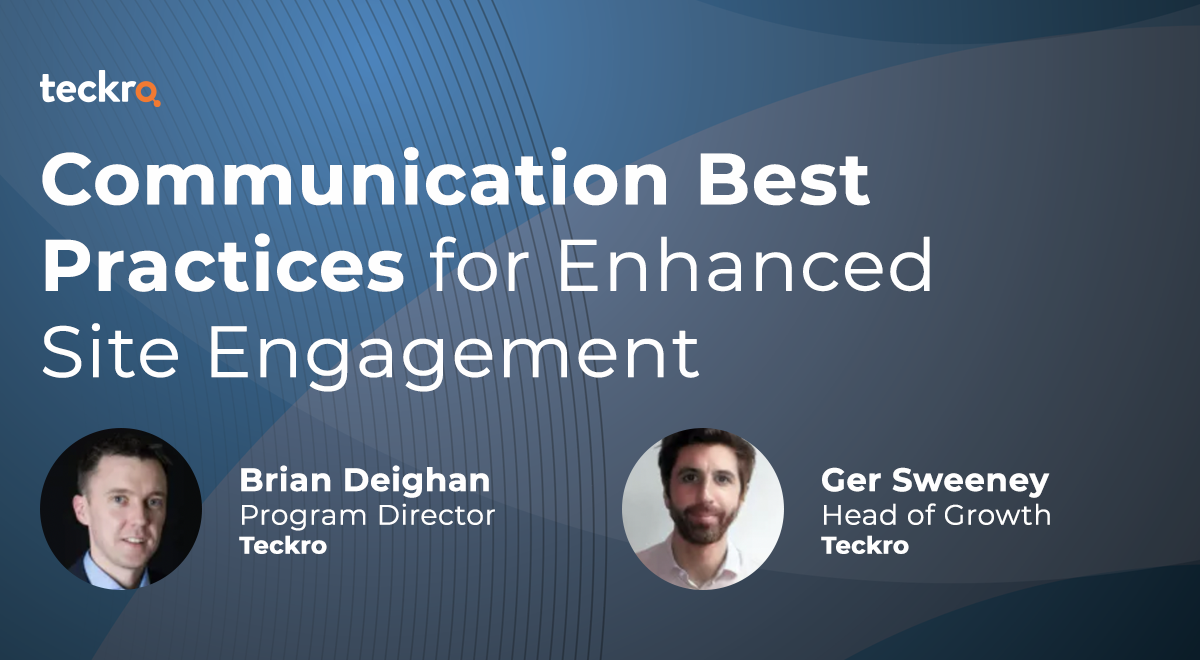 Communication best practices for enhanced site engagement