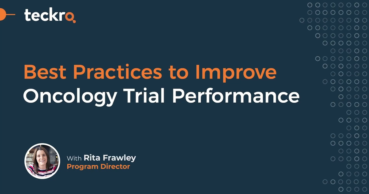 Best Practices to Improve Oncology Trial Performance